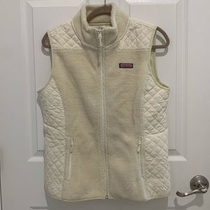 NWT Vineyard Vines Solid Sea View Sherpa Vest